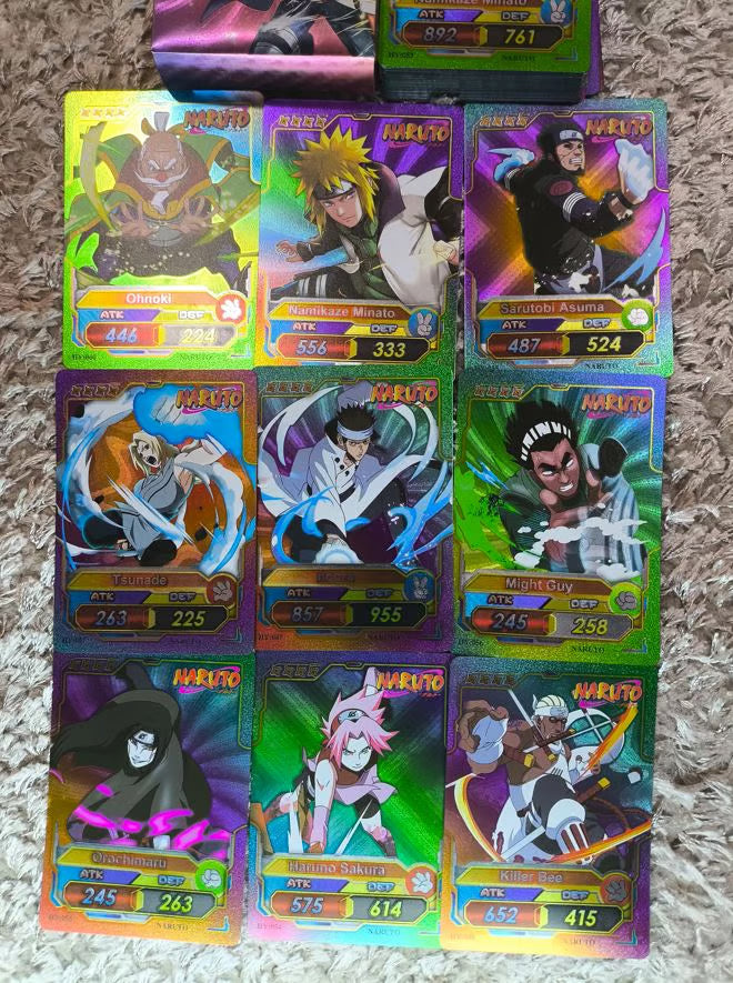 ناروٹو ٹریڈنگ کارڈز کا مجموعہ - 55 پریمیم کریکٹر کارڈز سیٹ