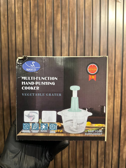 Manual Food Chopper - Multi-Function Vegetable Chopper, Meat Mincer & Garlic Processor