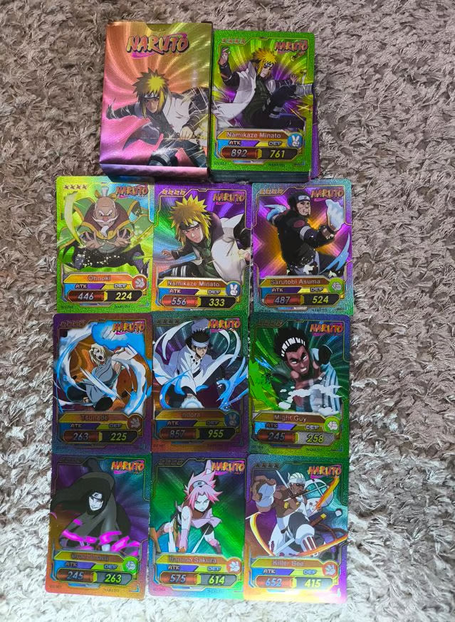 ناروٹو ٹریڈنگ کارڈز کا مجموعہ - 55 پریمیم کریکٹر کارڈز سیٹ