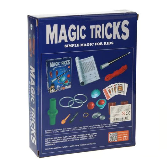 Magic Tricks Set for Kids - 35+ Easy Magic Tricks Kit with Props & Instructions (Ages 6+)