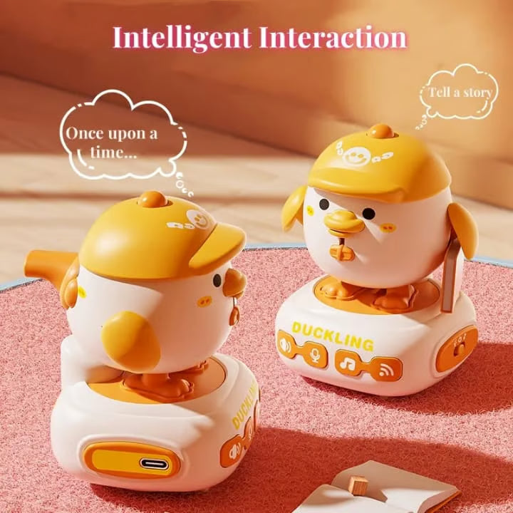 Cute Duck Interactive Smart Watch for Kids - Educational Learning Toy with Songs & Stories