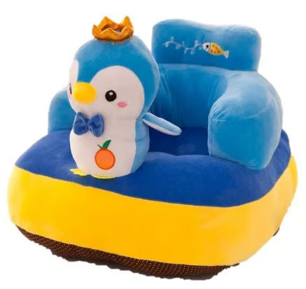 Baby Sofa Seat Padded Stuffed Seat - Animal Designs for Toddlers