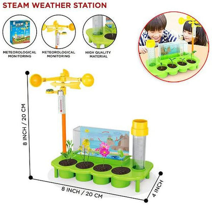 STEAM Weather Station Science Kit for Kids - Educational Meteorology Experiment Set