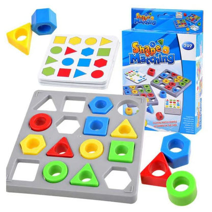 شکل سے مماثل تعلیمی کھلونا - بچوں کے لیے 3D جیومیٹرک لرننگ گیم