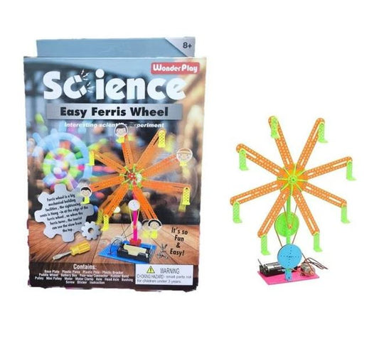 سائنس ایزی فیرس وہیل - 8+ بچوں کے لیے DIY STEM بلڈنگ کٹ