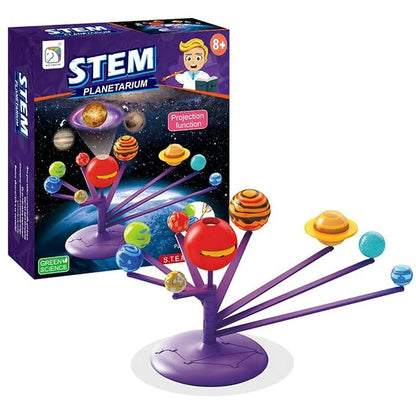 STEM پلانیٹیریم سولر سسٹم ماڈل - 8+ کے بچوں کے لیے تعلیمی خلائی کھلونا۔