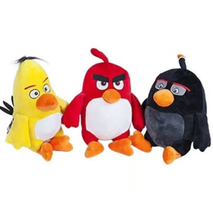 Angry Birds Plush Toys Set - 7 Inch Soft Stuffed Characters "1 Piece Price"