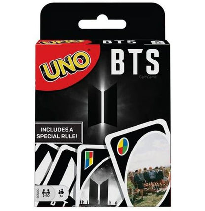 UNO BTS کارڈ گیم - خصوصی اصول کے ساتھ سرکاری BTS ایڈیشن