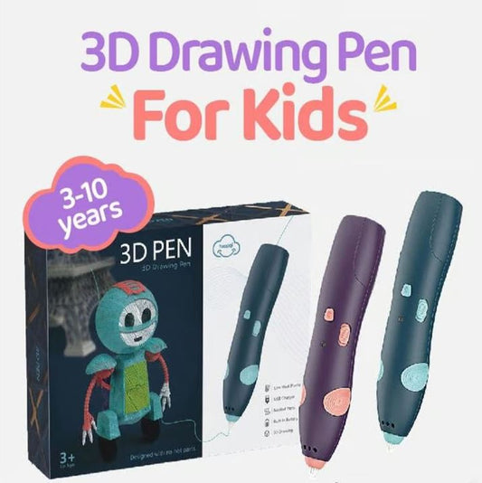3D Drawing Pen for Kids - Creative Art Toy for Ages 3-10 Years