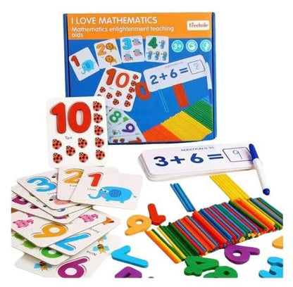 I Love Mathematics - Complete Math Learning Kit for Kids | Educational Toy Set