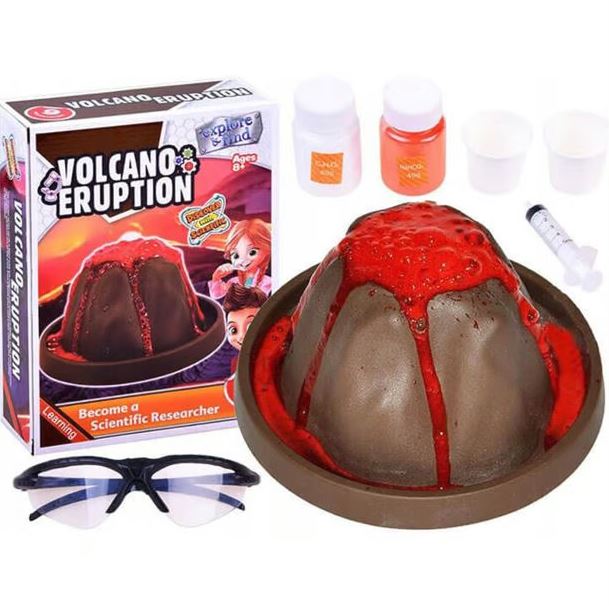 Volcano Eruption Science Kit - بچوں کے لیے تعلیمی STEM کھلونا۔