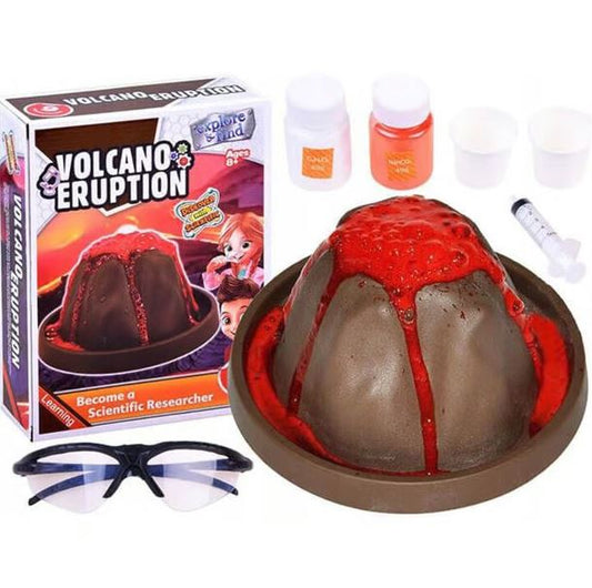 Volcano Eruption Science Kit - بچوں کے لیے تعلیمی STEM کھلونا۔