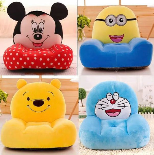 Kids Character Baby Sofa Chair - Plush Cartoon Seat for Toddlers