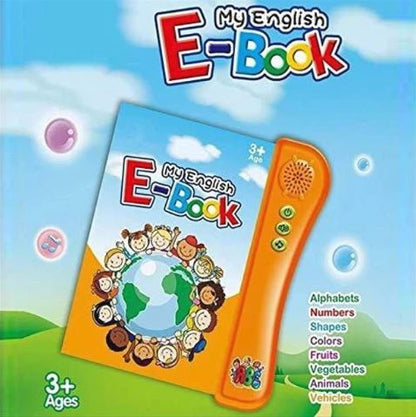 My English E-Book - Interactive Learning Toy for Kids 3+ Ages