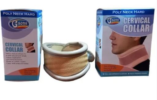 Poly Neck Hard Cervical Collar - Medical Grade Neck Support Brace