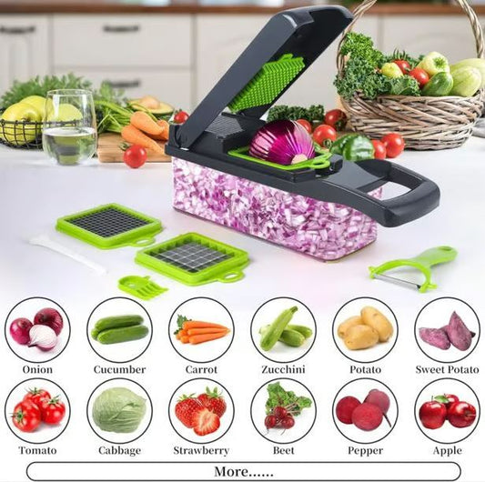 16-in-1 Multi-Function Veggie Slicer & Mandoline Chopper