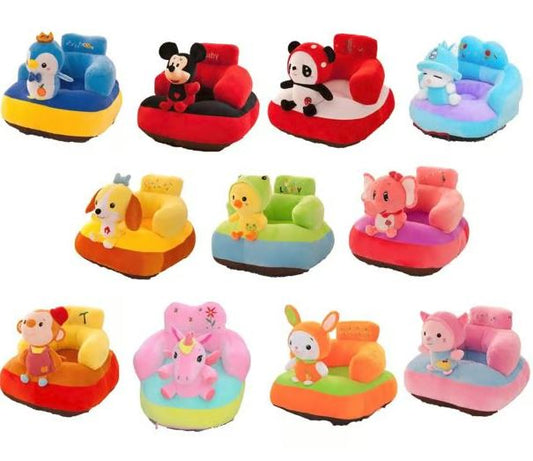 Baby Sofa Seat Padded Stuffed Seat - Animal Designs for Toddlers