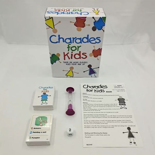 Charades for Kids - Fun Family Guessing Game for Ages 4 and Up