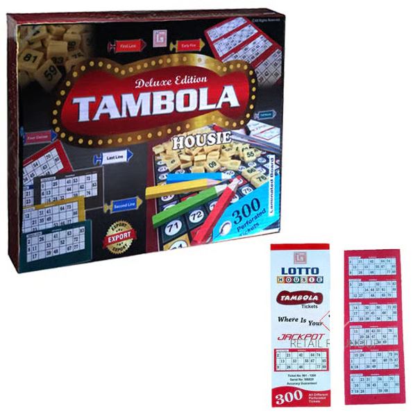 Tambola Deluxe Edition - House Party Bingo Game with 300 Tickets