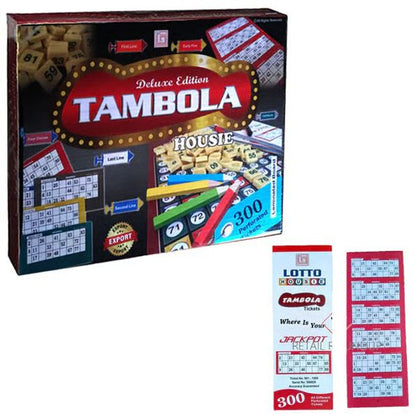 Tambola Deluxe Edition - House Party Bingo Game with 300 Tickets