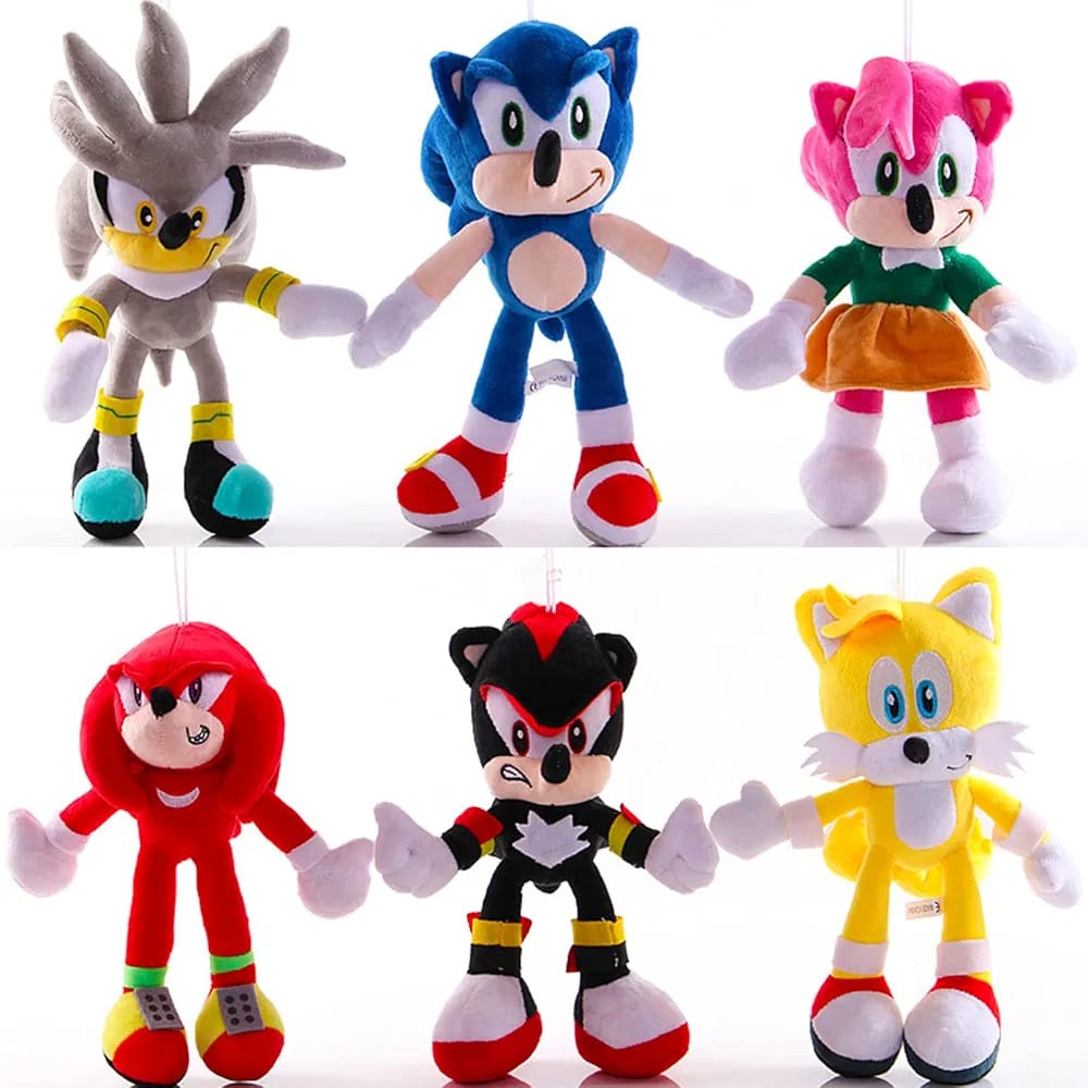 Sonic The Hedgehog Plush Toys Collection - 45cm Premium Soft Stuffed Characters (6 Designs Available)