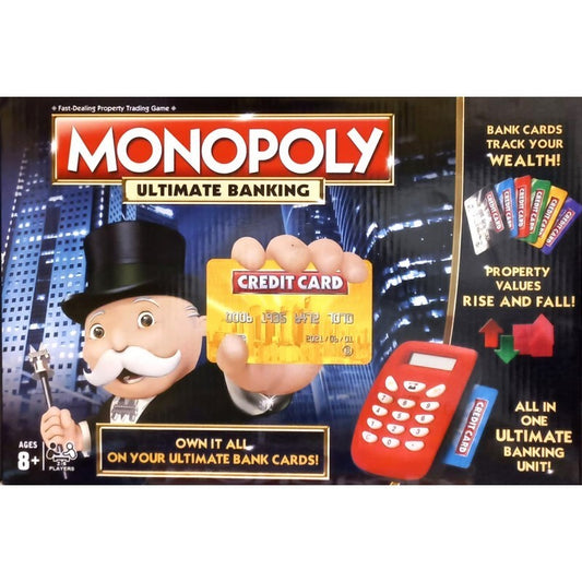 Monopoly Ultimate Banking Edition - کریڈٹ کارڈز کے ساتھ الیکٹرانک بینکنگ گیم