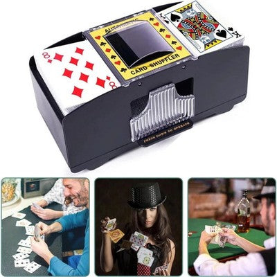 Automatic Card Shuffler - 2 Deck Playing Card Mixer