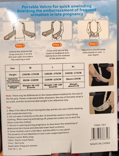 Maternity Belly Support Band - Pregnancy Back Pain Relief Strap for Expecting Mothers
