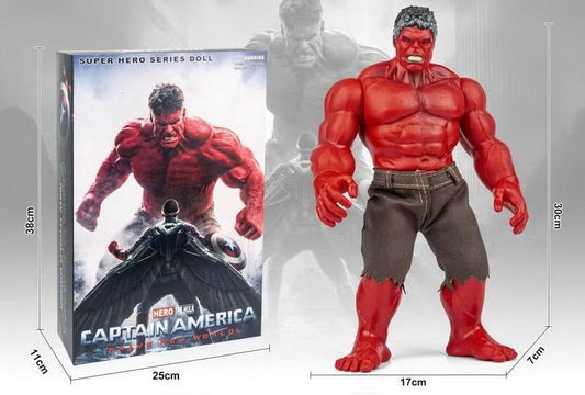 Red Hulk 30cm Super Hero Action Figure with gift box – Captain America Brave New World