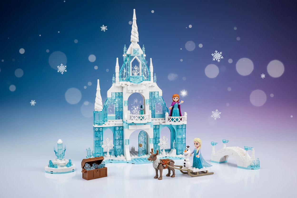 Frozen Ice Castle Building Block Set – Promotional Image