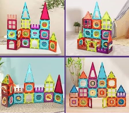 Magnetic DIY Construction Set for Kids – 33 Pieces