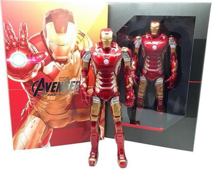 Marvel Iron Man Mark XLIII Action Figure – Avengers Age of Ultron with collector display box