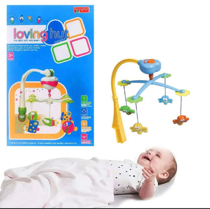 Loving Hut Musical Baby Crib Mobile with rotating ocean animal hanging toys – colorful sensory toy for infants 3 months and above