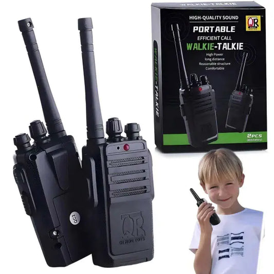 Portable Walkie-Talkie Set for Kids – 2 Pcs | Long Range Two-Way Radio