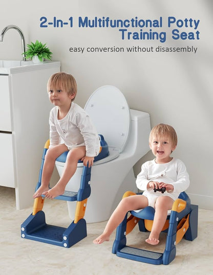 Jolli 4-in-1 Multifunctional Baby Toilet Training Seat with Step Ladder