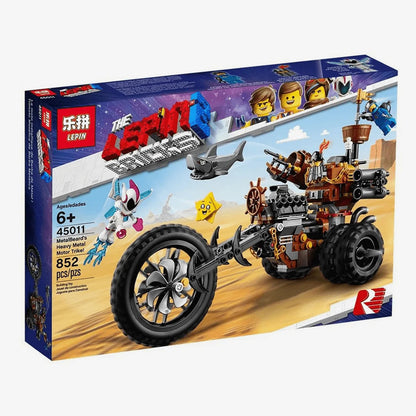 LEPIN MetalBeard's Heavy Metal Motor Trike Building Set 45011 – 852 Pieces box packaging