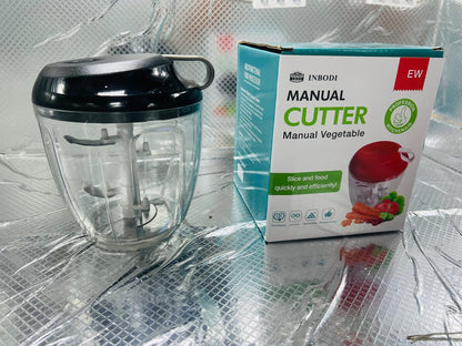 Manual Vegetable Cutter & Food Chopper – Pull String Hand Chopper
