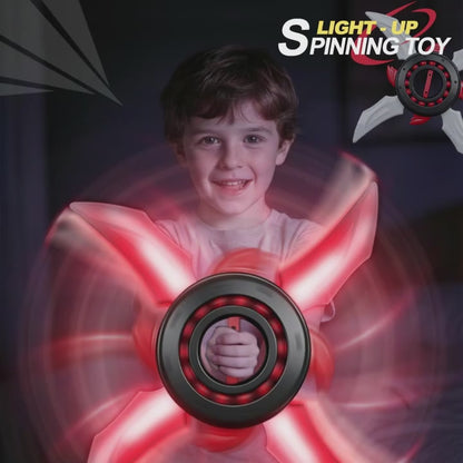Light Up Spinning Sword – LED Fidget Spinner Toy for Kids (Age 3+)