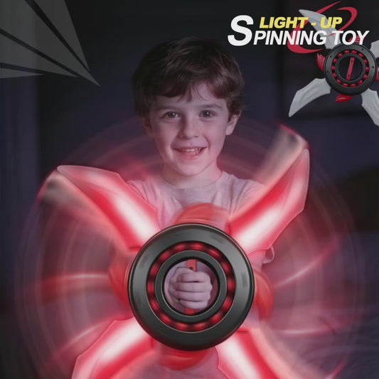 Light Up Spinning Sword – LED Fidget Spinner Toy for Kids (Age 3+)