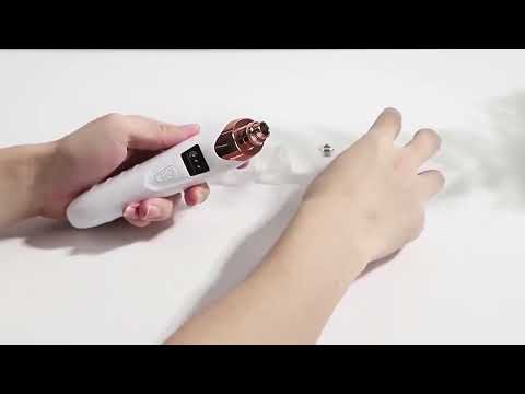 Rechargeable Derma Suction Electric Facial Pore Vacuum Blackhead Remover - 4-in-1 Skin Care Device