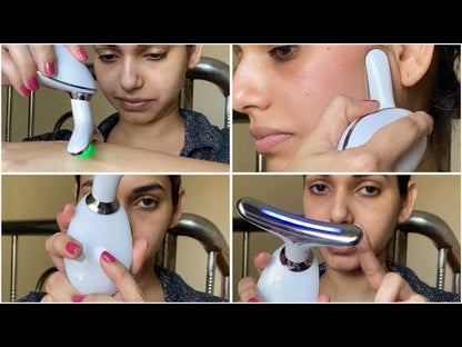LED Photon Therapy Neck Lifting Massager - Anti-Wrinkle Face & Neck Device