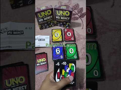 UNO No Mercy Card Game - Brutal Ruthless Unapologetic Edition