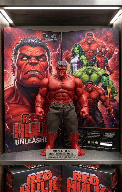 Red Hulk Super Hero Action Figure – 30cm Collectible Toy | Captain America: Brave New World