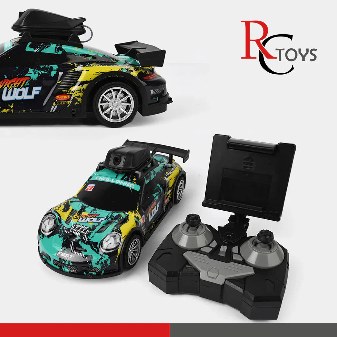 RC Drift Stunt Remote Control Car – With/Without Camera | LED Lights & Drift Tires